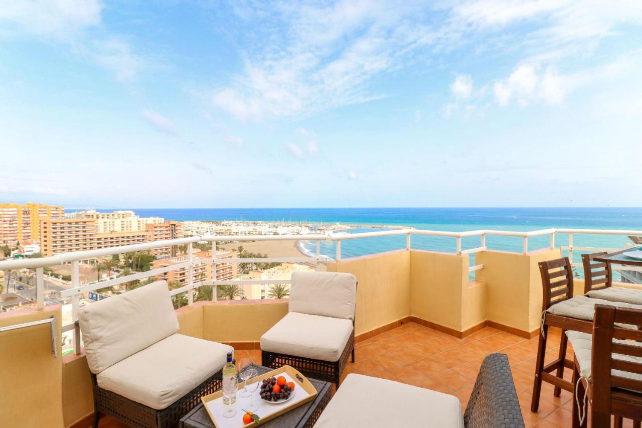 Appartamento Penthouse With Panoramic Views - Puerto Marina Benalmádena Esterno foto